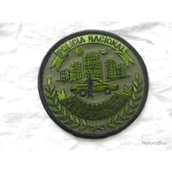 ancien insigne badge tissu de Police espagnol