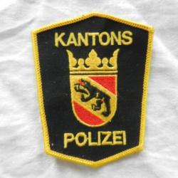 ancien insigne badge tissu de Police suisse - canton de Bern