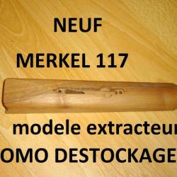 devant bois fusil MERKEL 117 modèle EXTRACTEUR - VENDU PAR JEPERCUTE (a6306)