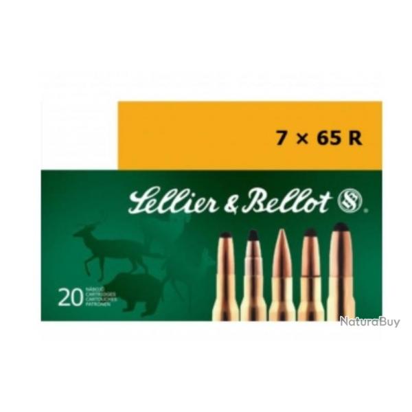 20 cartouches 7  65 R SPCE 173grs (11,2g) -  Sellier & Bellot