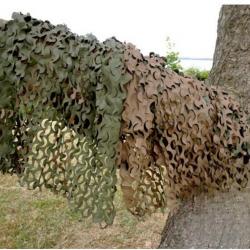 Filet de Camouflage Camosystems vendu au mètre - largeur 2.40m - Marron/Vert
