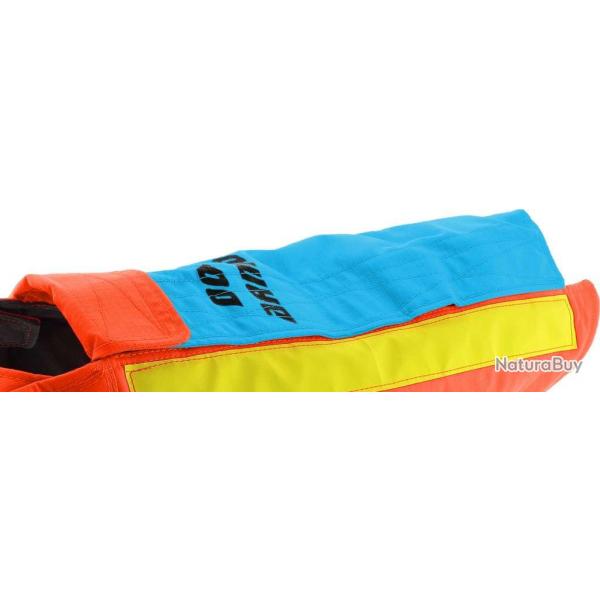 Kit rabat dorsal interchangeable pour Dog Armor V2 65 jaune