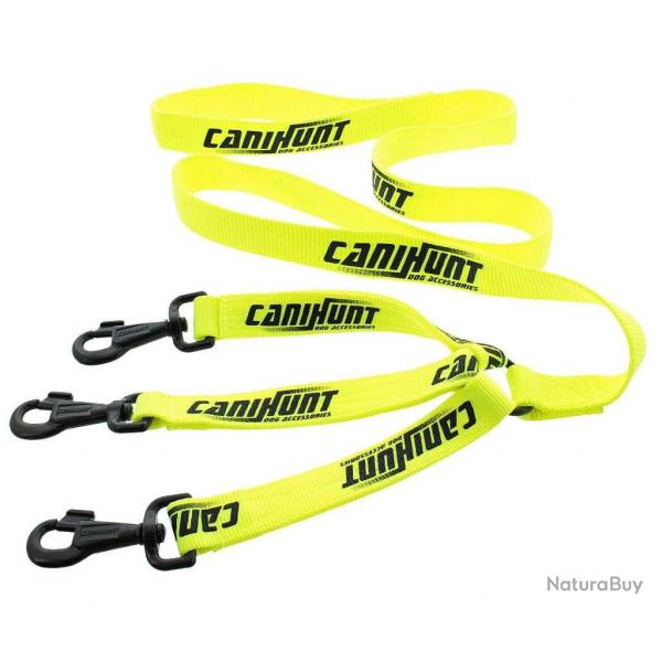 Laisse Canihunt Hunter tripleur 150 cm