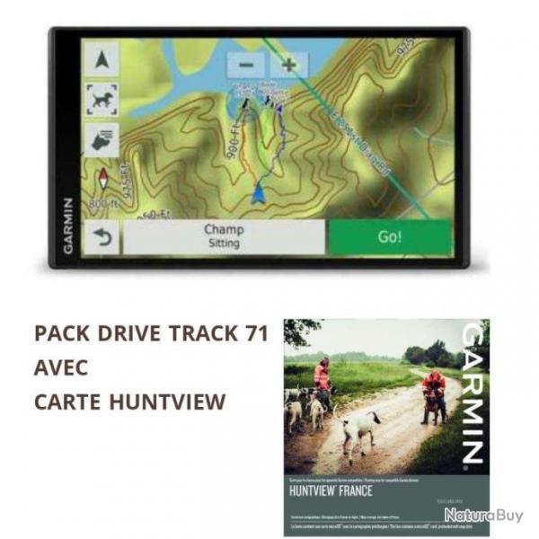 GPS Auto Garmin DriveTrack 71+ carto Huntview S-O