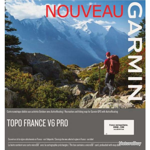 Carte Topo V6 PRO Garmin France Entiere