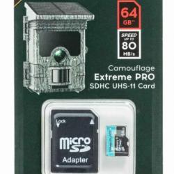 Carte SD 64Gb pour Caméra CAMOUFLAGE EZ33 - EZ45 - EZ60 - EZ2 - EZ-Solar