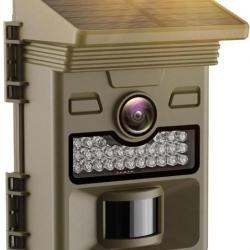 Caméra de chasse Solaire 1080P 32MP Vision Nocturne 4400mAh batterie 0.1S Déclencheur IP66 2'' LCD