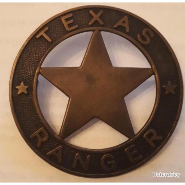 Badge  de frontier men texas ranger