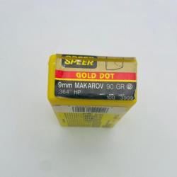 *85 Ogives Speer 9mm Makarov Gold Dot HP - 90gr  diam.364" n°3999