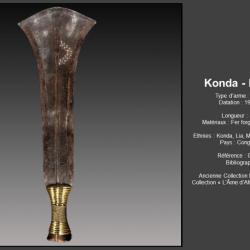 magnifique épée Konda afrique