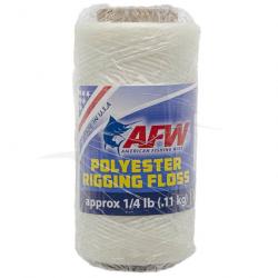 AFW Polyester Rigging Floss fil poissé 30lb