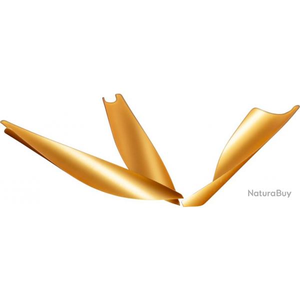 XS-WINGS - Plumes 100 mm Low Profile DROITIER (RH) METALLIC GOLD