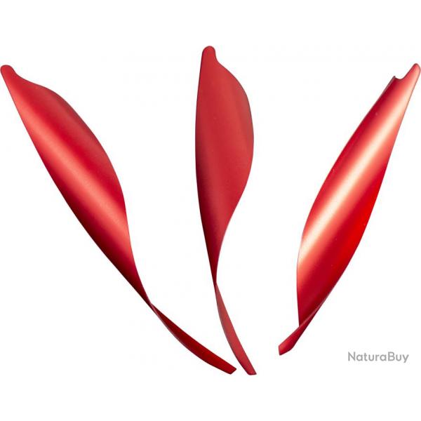 XS-WINGS - Plumes 100 mm Low Profile DROITIER (RH) METALLIC RED