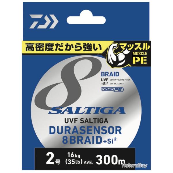 Tresse Daiwa Saltiga 8 Braid Dura Multicolore 400m 0,33mm Multicolore 24kg 400m