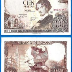 Espagne 100 Pesetas 1964 Bequer Europe Billet Peseta Spain