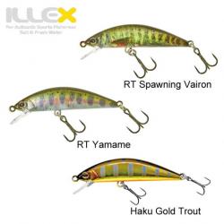 Leurre Tricoroll 55 HW Illex 5,5cm Haku Gold Trout