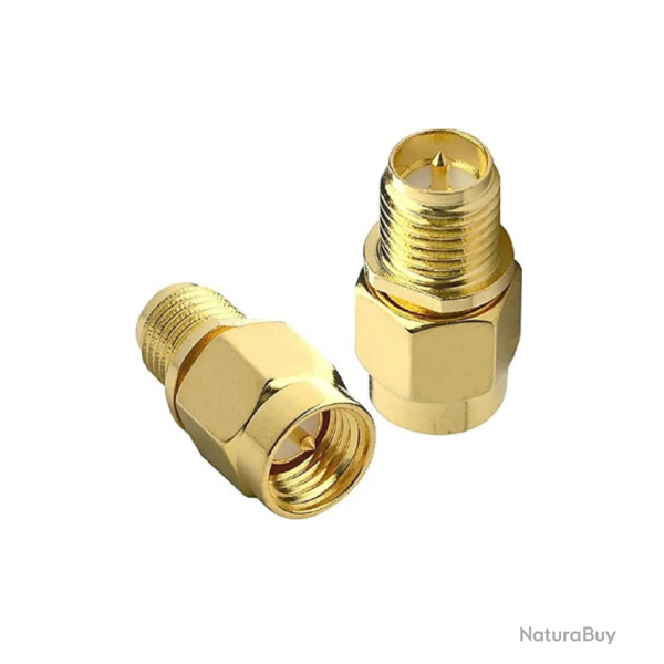 ADAPTATEUR RP SMA FEMELLE VERS SMA MLE