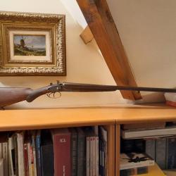 Vends  fusil de chasse WEBLEY & Scott  & Son à chiens extérieurs fin 19 eme siècle catégorie D.