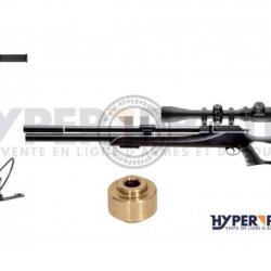 Pack Snowpeak M25 Cal 7.62 mm 19.9 J + Lunette + Pompe PCP + valve full power