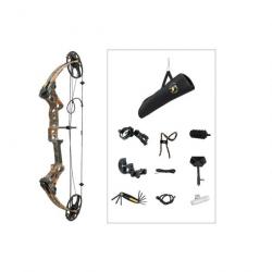 Kit Arc à poulie Topoint M1 Beginner RH Camo 19-30 pouces 20-70 lbs