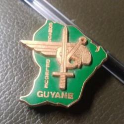 Broche Militaire commandement supérieur des forces armées Guyane délégué Drago ref 1612