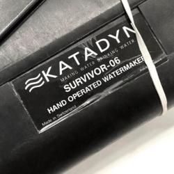 Katadyn Survivor 06, dessalinisateur d'eau de mer, osmose inversée, bateau, radeau,navigation,survie