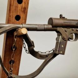 RARE pistolet mitrailleur HOTCHKISS  NEUTRALISÉ 9mm, décoration.