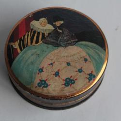 Boîte à bonbons tôle lithographiée biscuits imp sirven Toulouse