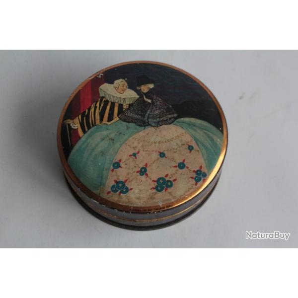 Bote  bonbons tle lithographie biscuits imp sirven Toulouse