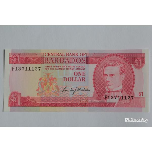 Billet 1 Dollar Barbade 1973 neuf