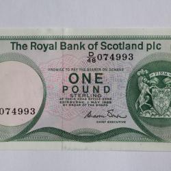 Billet 1 Pound Écosse 1986 neuf