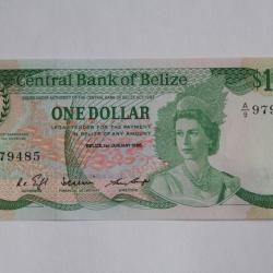 Billet 1 Dollar Belize 1986 pr. neuf
