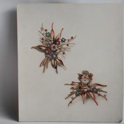 ROLEX Ancien dessin original Montre secrète broche bijoux