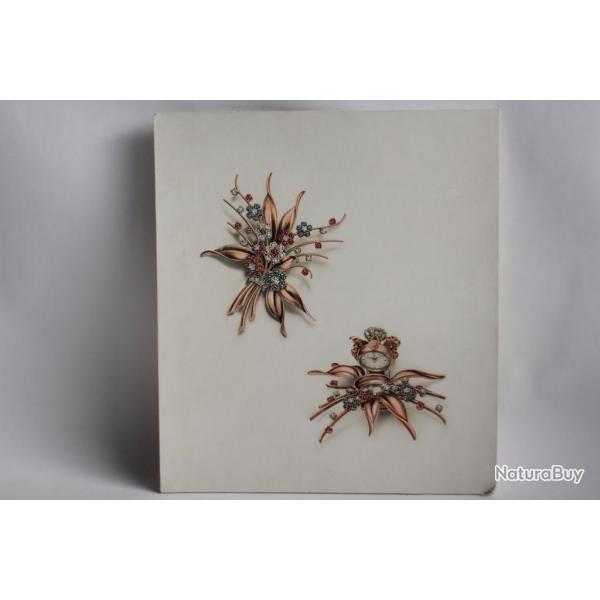 ROLEX Ancien dessin original Montre secrte broche bijoux