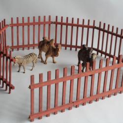 Chameaux Zèbre Zoo Elastolin Hausser composition Jouet