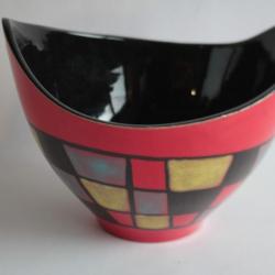 Coupe céramique damier Elchinger