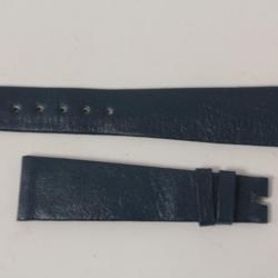 Bracelet montre Universal Genève cuir bleu marine 17 mm