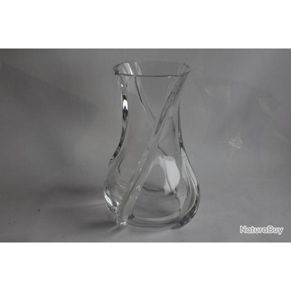 BACCARAT Vase cristal Serpentin 25,5 cm