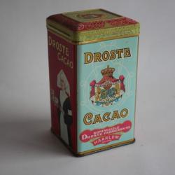 Boîte chocolats tôle lithographiée Cacao Droste