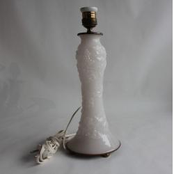 Pied de lampe opaline savonneuse Vignes