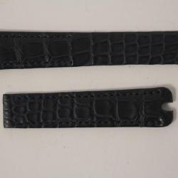 BERTOLUCCI Bracelet montre croco bleu marine 19 mm