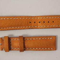 BREITLING Bracelet pour montre lézard orange 20 mm
