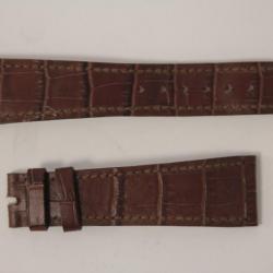 PATEK PHILIPPE Bracelet montre cuir brun 21 mm