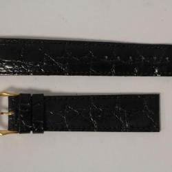 RAYMOND WEIL Bracelet pour montre croco noir 18 mm