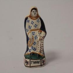 Petit sujet faïence Sainte Anne HB Quimper