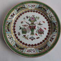 Assiette porcelaine Chine vintage