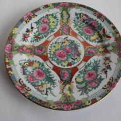 Assiette porcelaine Chine vintage