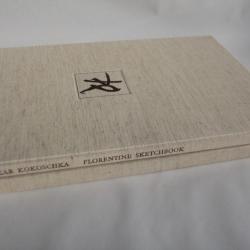 Livre O. Kokoschka Florentine Sketchbook ed luxe 1972