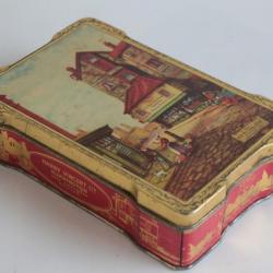 Boîte à biscuits tôle lithographiée Harry Vencent Hunnington