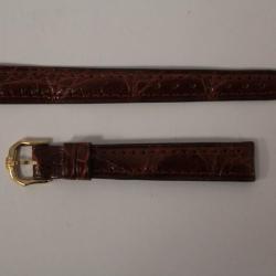 RAYMOND WEIL Bracelet pour montre croco marron 12 mm